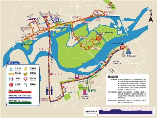 2019哈尔滨马拉松:今年赛道更美了 演出相随别具风情