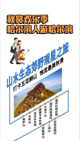 哈尔滨人游哈尔滨|长假怎么玩?都在这张图里了↘